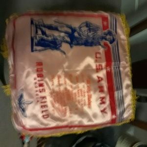 Sister WWII US Army Souvenir Pillow Cover